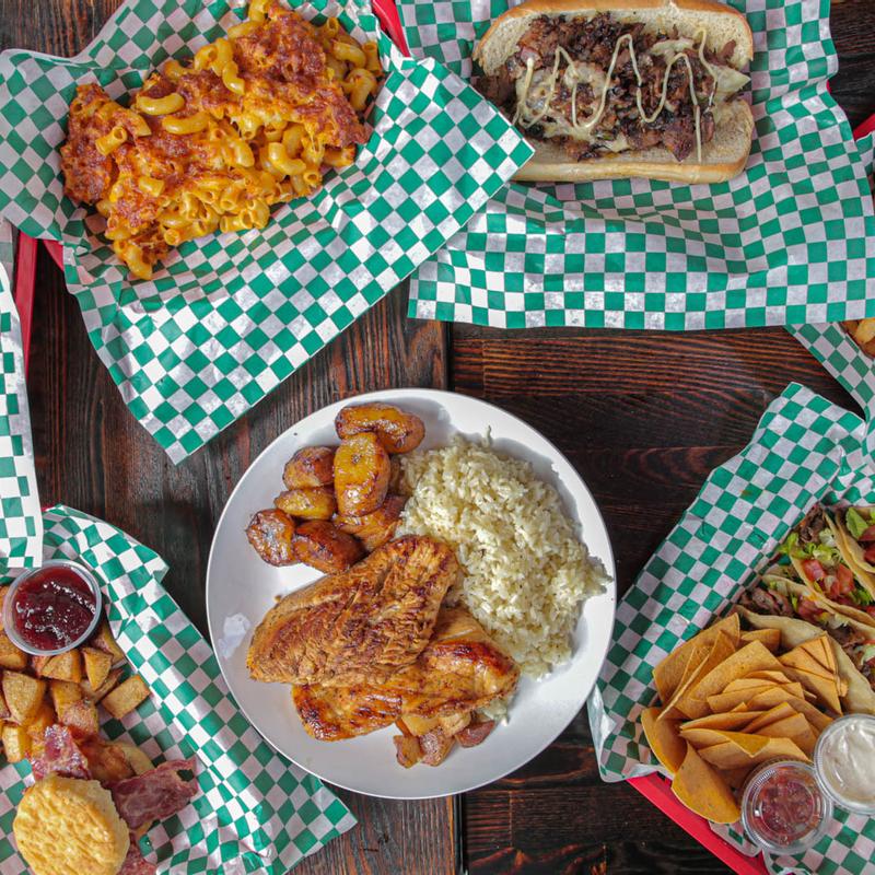 Soul food spread