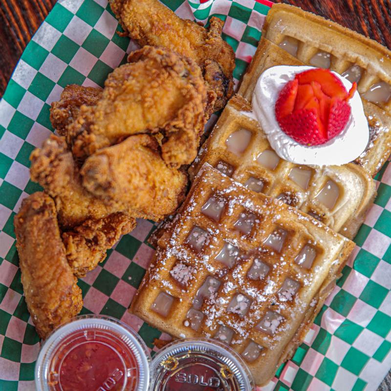 Waffle dessert